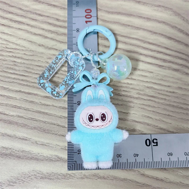 Kawaii Keychain With Bow Car Hanging Pendant Decor Cartoon Backpack Hanging Keychain Charms Keyrings Party Gift For Kid брелок