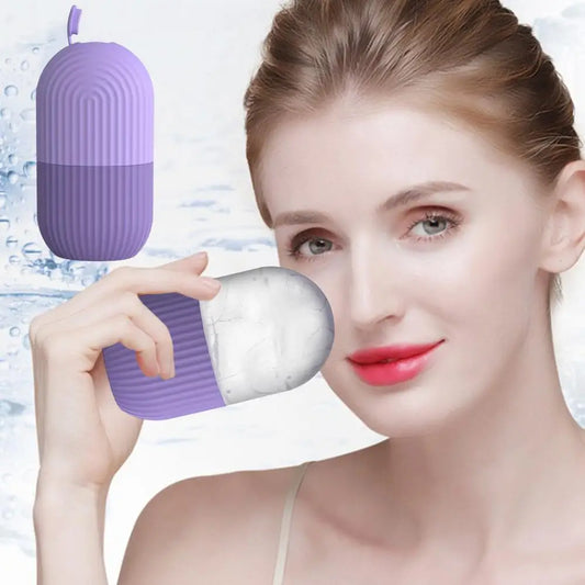 Ice Roller Face Massager - Reusable Cooling Tool