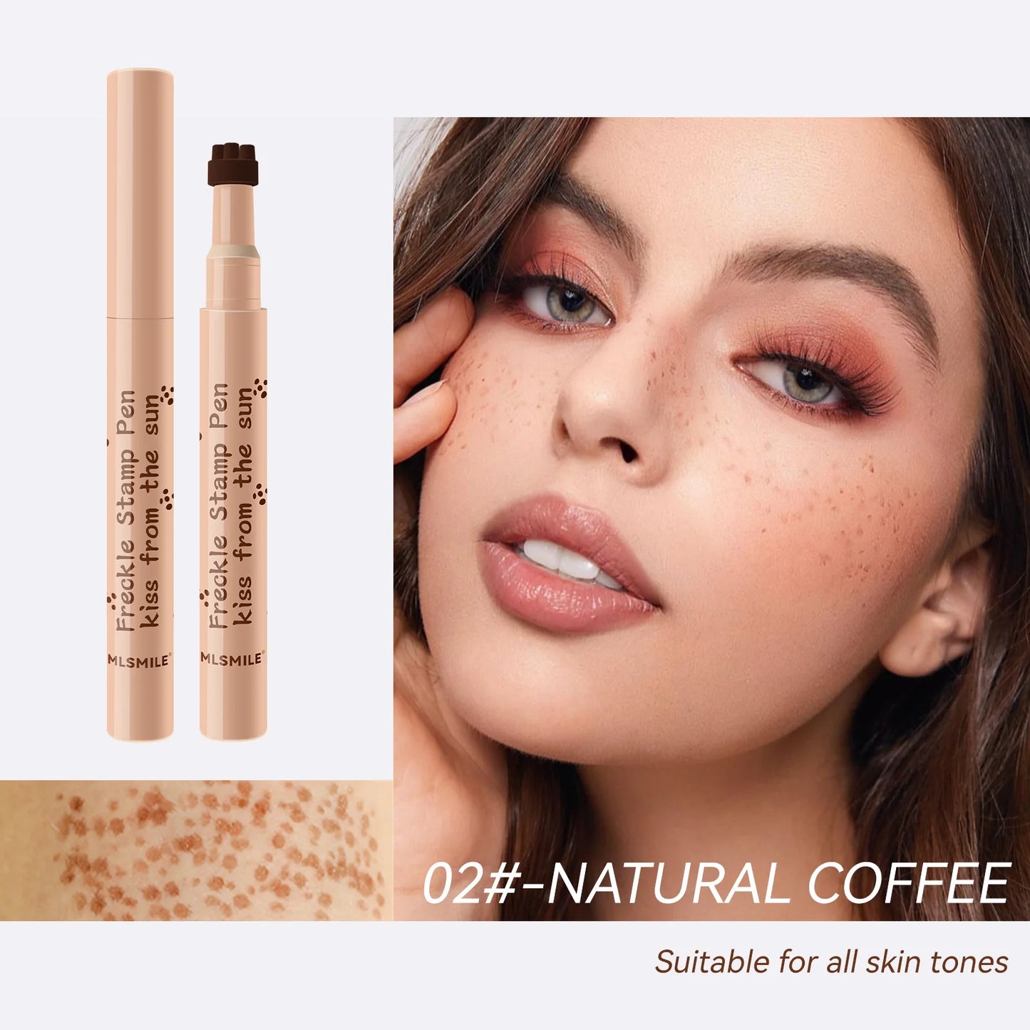 MLSMILE Natural Imitation freckle Pen is not easy to fade long-lasting waterproof quick dry easy to use stamp freckle dot pen