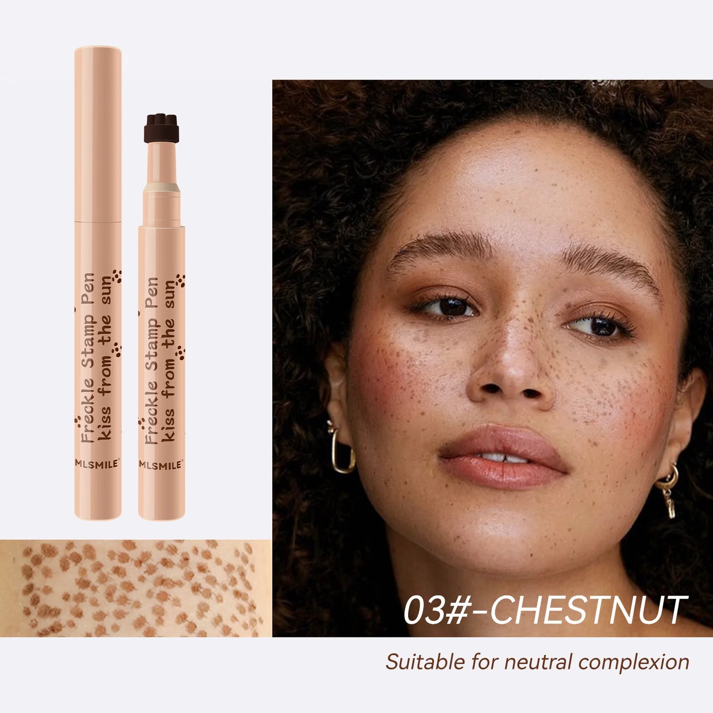 MLSMILE Natural Imitation freckle Pen is not easy to fade long-lasting waterproof quick dry easy to use stamp freckle dot pen