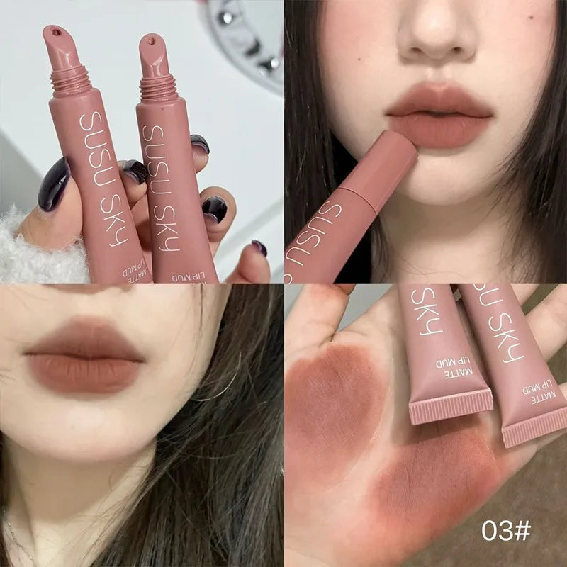 Matte Velvet Lip Cream - Long-lasting Non-Drying Nude Lip Gloss
