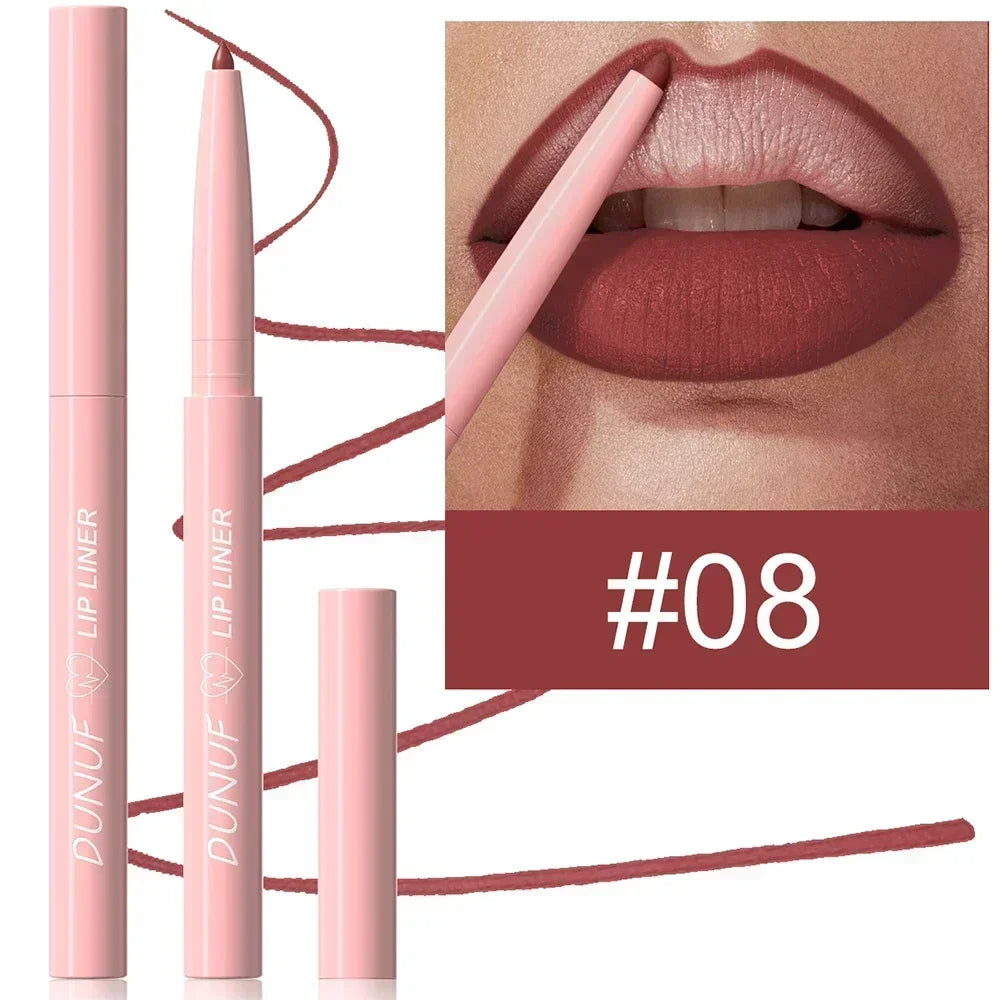 Waterproof Matte Lip Liner - Red Brown