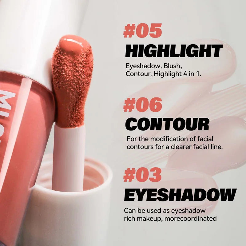 Liquid Blush & Eyeshadow Cream - 6 Colors