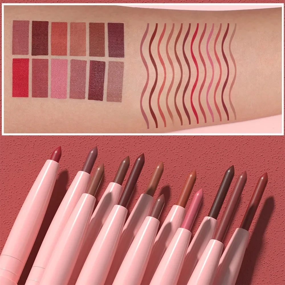 Waterproof Matte Lip Liner - Red Brown