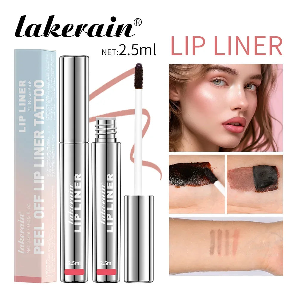 Lakerain Waterproof Lip Liner Tattoo - 4 Colors Matte Long-Lasting