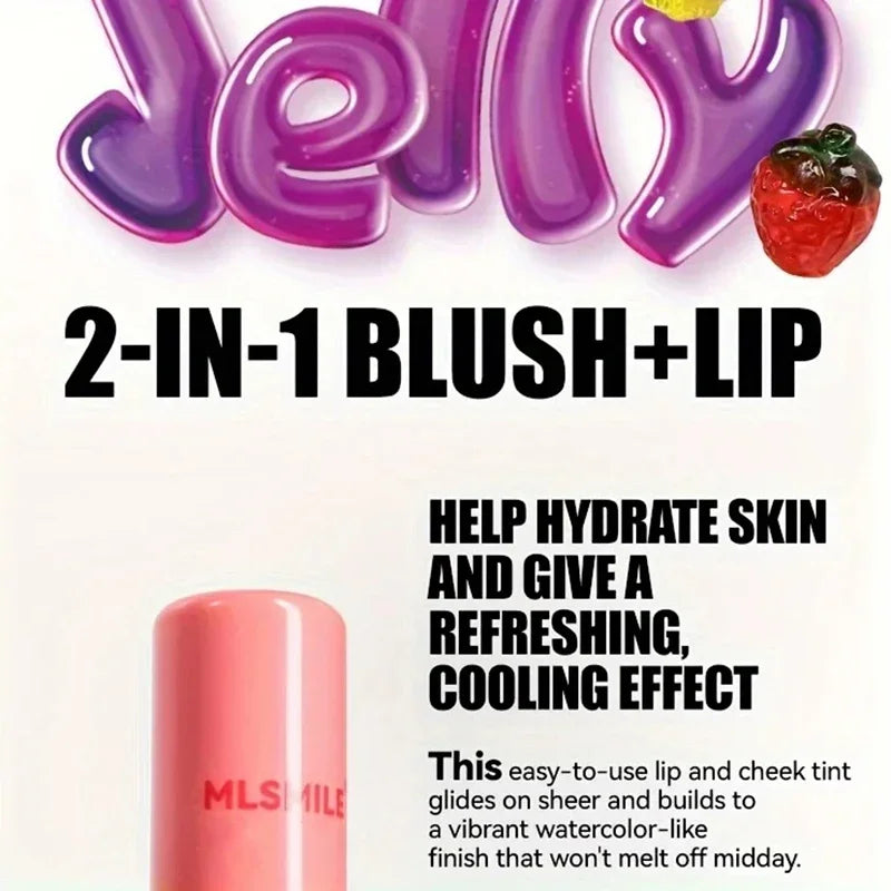 Multi-Purpose Jelly Blush Stick - 4 Colors