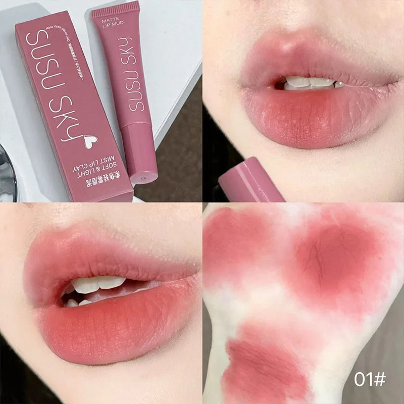 Matte Velvet Lip Cream - Long-lasting Non-Drying Nude Lip Gloss