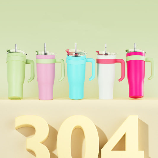 Stainless Steel Large Capacity Vacuum Insulated Straw Cup