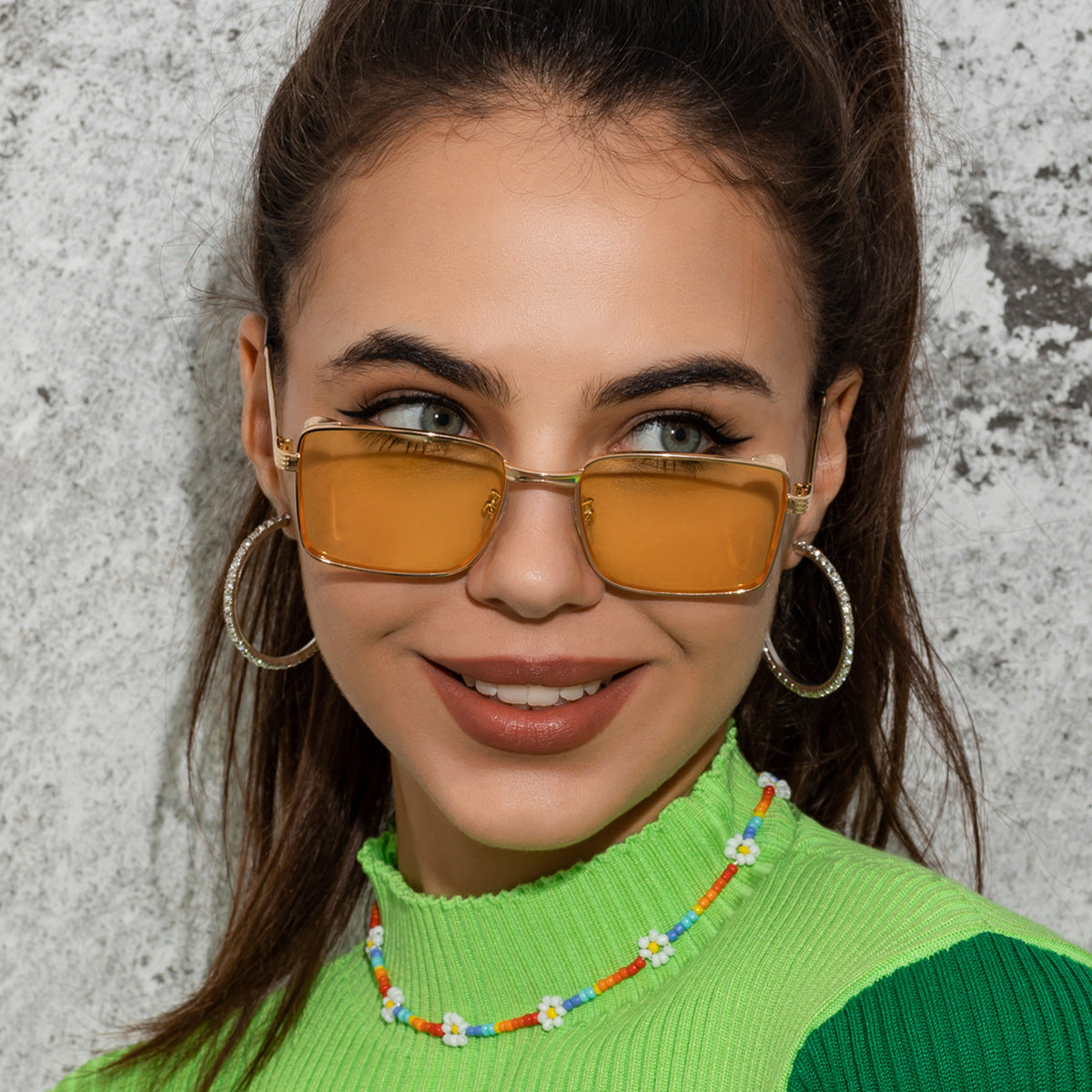 Trendy Beach Men's And Women's Sunglasses Cross-border