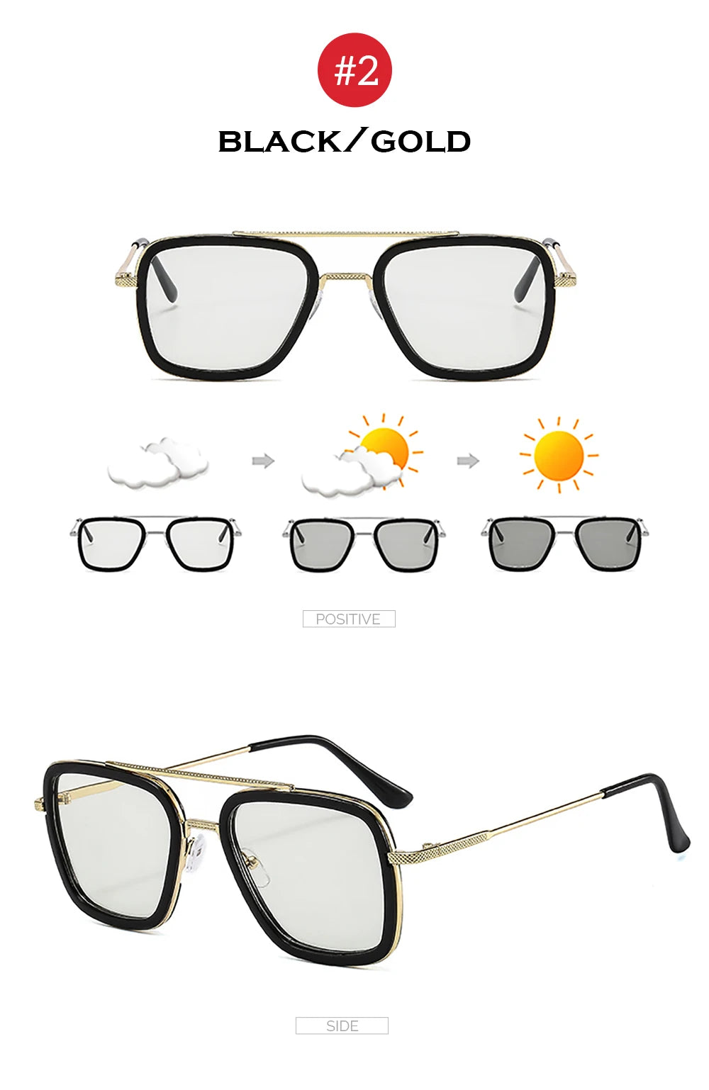 VIVIBEE Square Photochromic Glasses Men Anti Blue Light Blocking Eyeglasses Computer Ray Retro Square Metal Women Eyewear