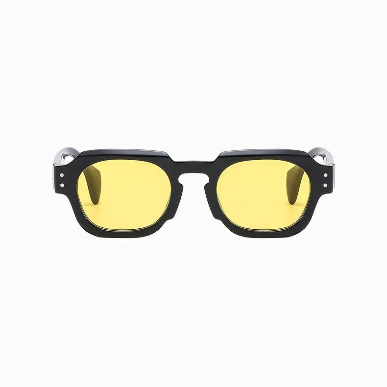 2025 Fashion Small Square Rivets Sunglasses Women Thick Frame Travel Sun Glasses Men's Ladies Sun Shades UV400 Unisex Eyewears