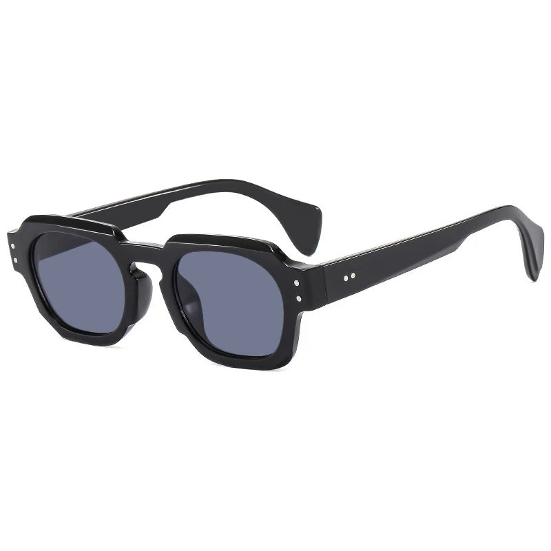 2025 Fashion Small Square Rivets Sunglasses Women Thick Frame Travel Sun Glasses Men's Ladies Sun Shades UV400 Unisex Eyewears