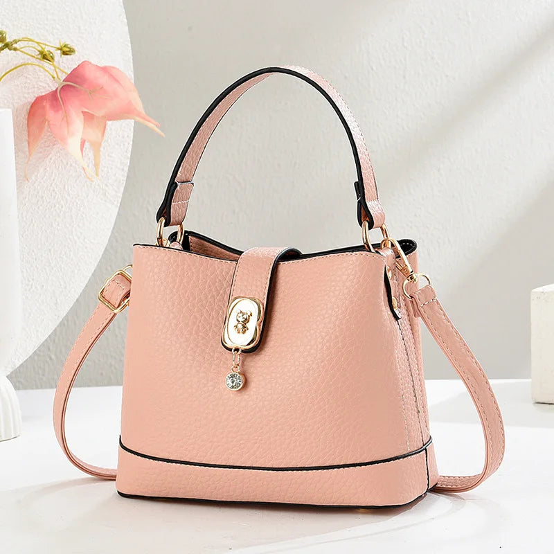 Women's 2025 Designer Travel Bag - High Quality Crossbody Shoulder Bag with Hairball Charm