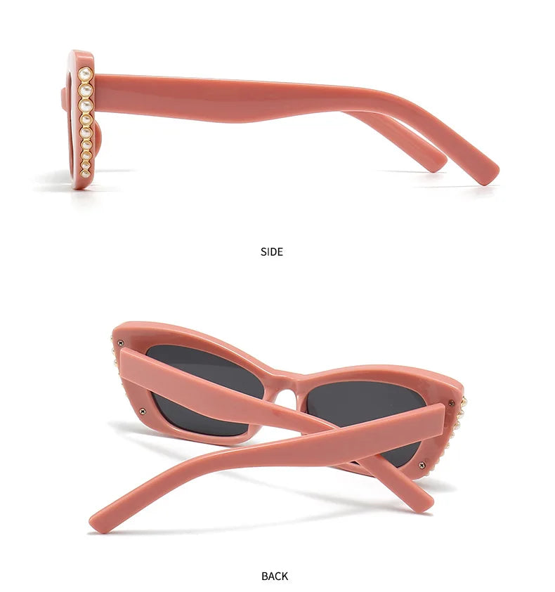 Sexy Ladies Cat Eye Sunglasses Women For Men Trend Luxury Brand Designer Sun Glasses Fashion Vintage Punk Travel Big Shade UV400