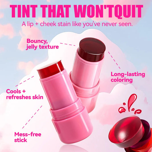Multi-Purpose Jelly Blush Stick - 4 Colors