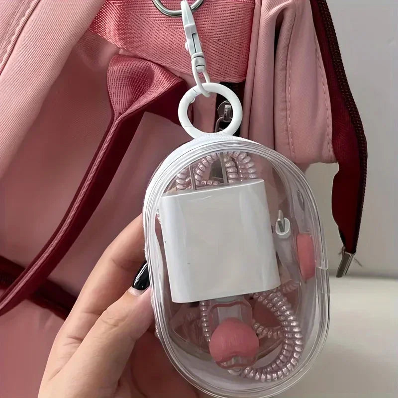 Waterproof Cable Storage Organizer Bag - Portable Charger & Headphone Pouch