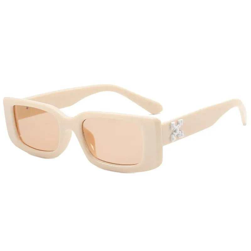 Small Square Rectangle Sunglasses Women Men Brand Shades Retro Black Sun Glasses Luxury Brand Shades UV400