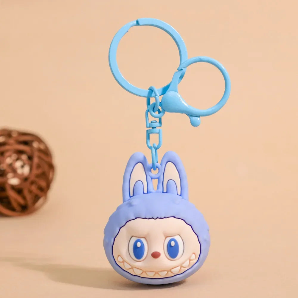 Cute Cartoon Wooden Horse Keychain - Student Backpack Pendant