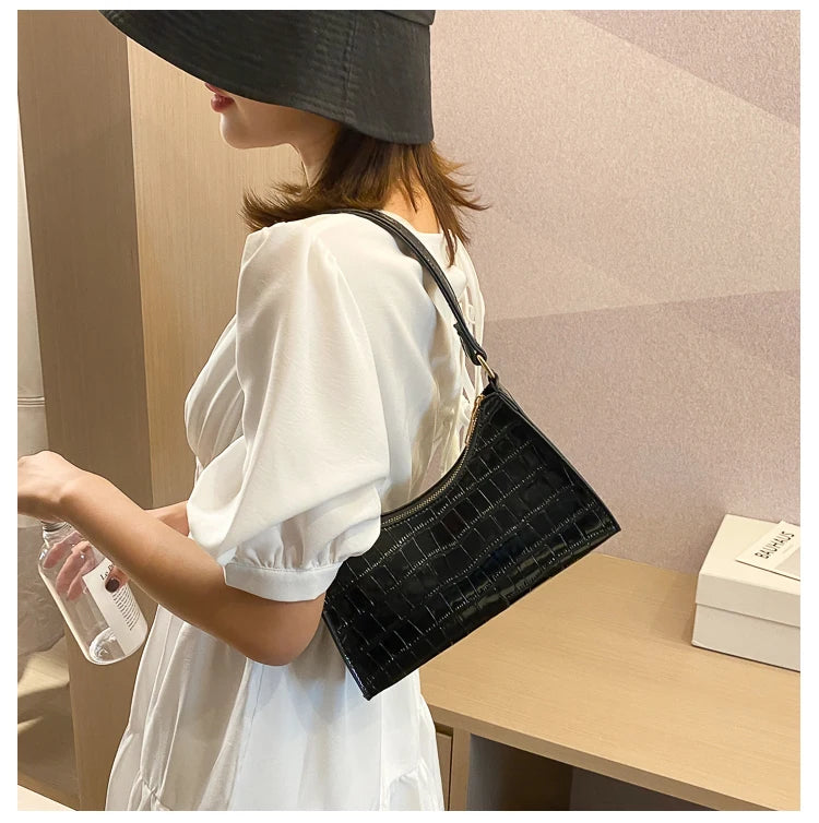 2025 Fashion Women's Bag Retro Casual Women Totes Shoulder Bags Female Leather Solid Color Chain Handbags for Women сумки