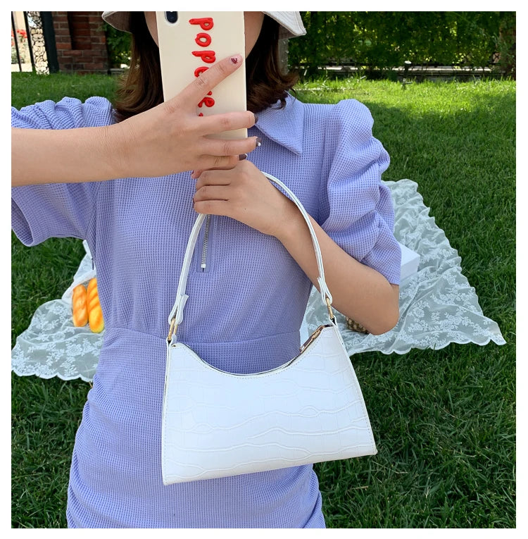 2025 Fashion Women's Bag Retro Casual Women Totes Shoulder Bags Female Leather Solid Color Chain Handbags for Women сумки