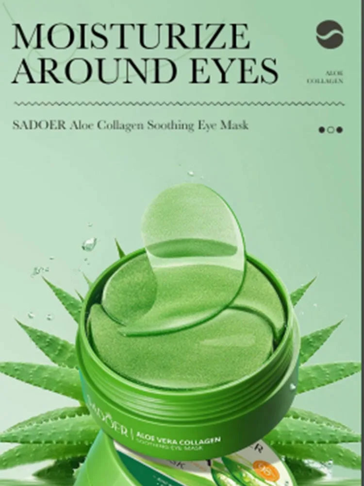 Aloe Vera Collagen Eye Masks - 60 Patches