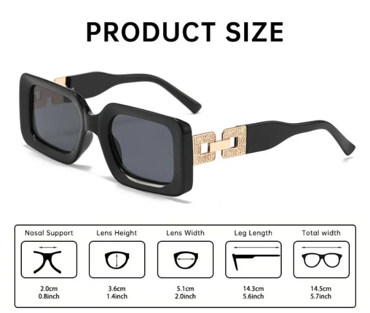 Fashion Cat's Eye Sunglasses Women Vintage Brand Design Square Sun Glasses Men UV400 Female Outdoor Travel Glasses