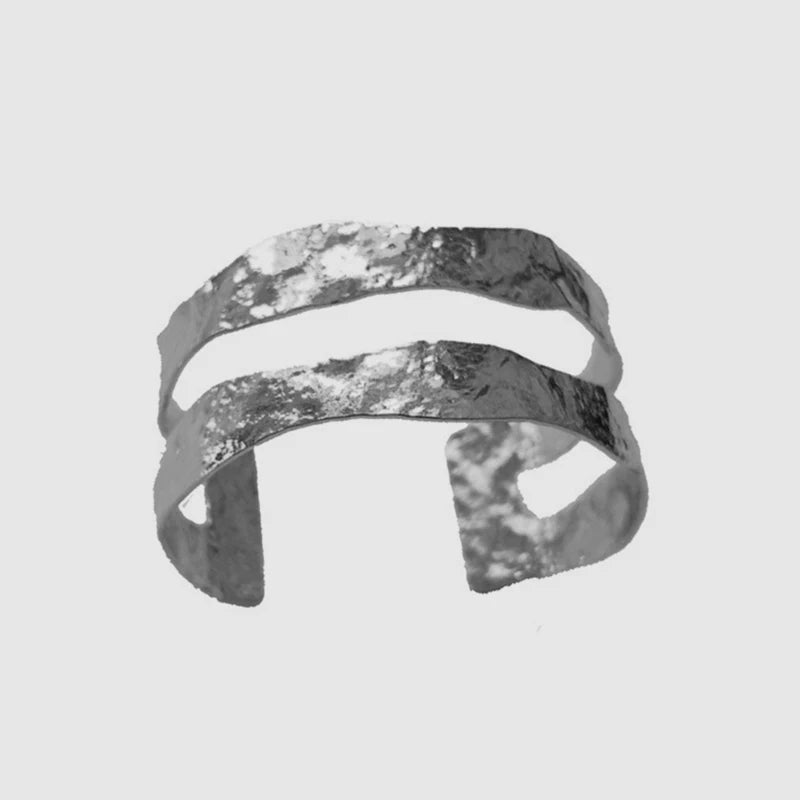 Irregular Hammered Metal Bangle For Women Fashion Jewelry Punk Cuff Bracelets Wholesales Accessories Timeless New Styles 2023443