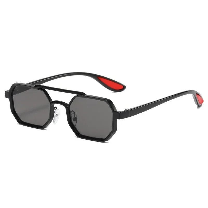 Vintage Square Sunglasses for Men Steampunk Sunglasses Retro Women Punk Style Fashion Glasses Retro Shades Gafas De Sol