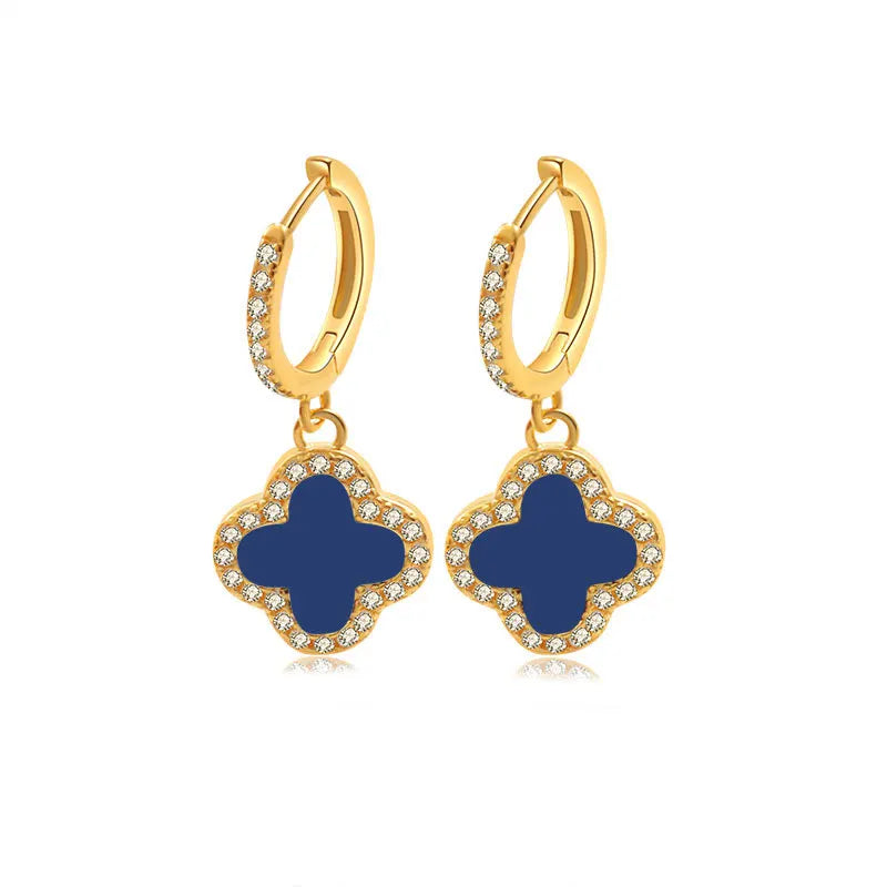Necklaces, simple and high-end, clover necklaces, earrings, necklace sets, jewelry wholesale