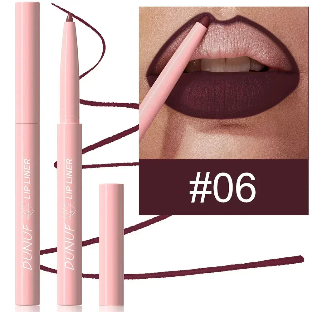 Waterproof Matte Lip Liner - Red Brown