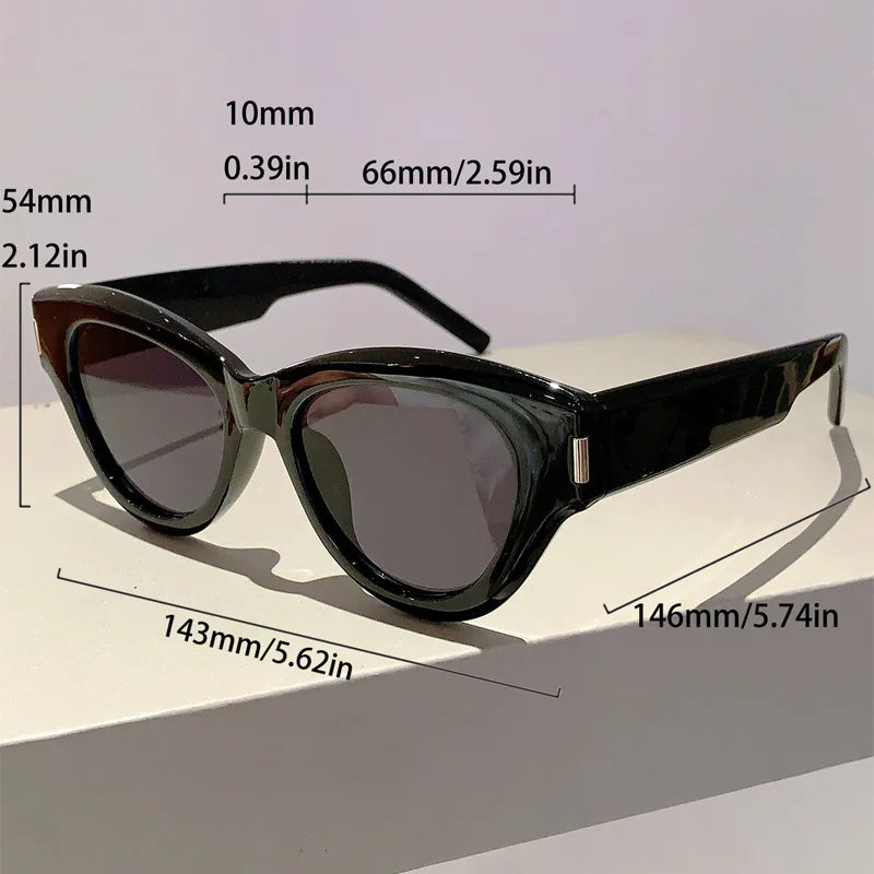 Fashion Vintage Cat Eye Sunglasses Women For Female Sun Glasses Punk Shades Luxury Brand Designer Elegant Lady Eyeglasses UV400