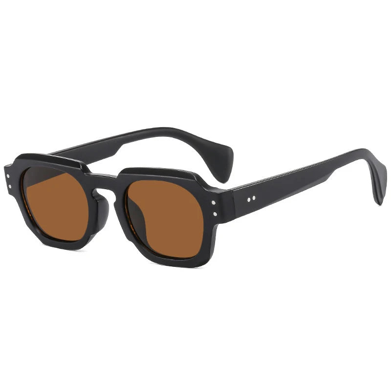 2025 Fashion Small Square Rivets Sunglasses Women Thick Frame Travel Sun Glasses Men's Ladies Sun Shades UV400 Unisex Eyewears