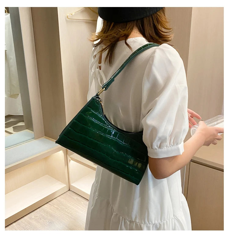 2025 Fashion Women's Bag Retro Casual Women Totes Shoulder Bags Female Leather Solid Color Chain Handbags for Women сумки