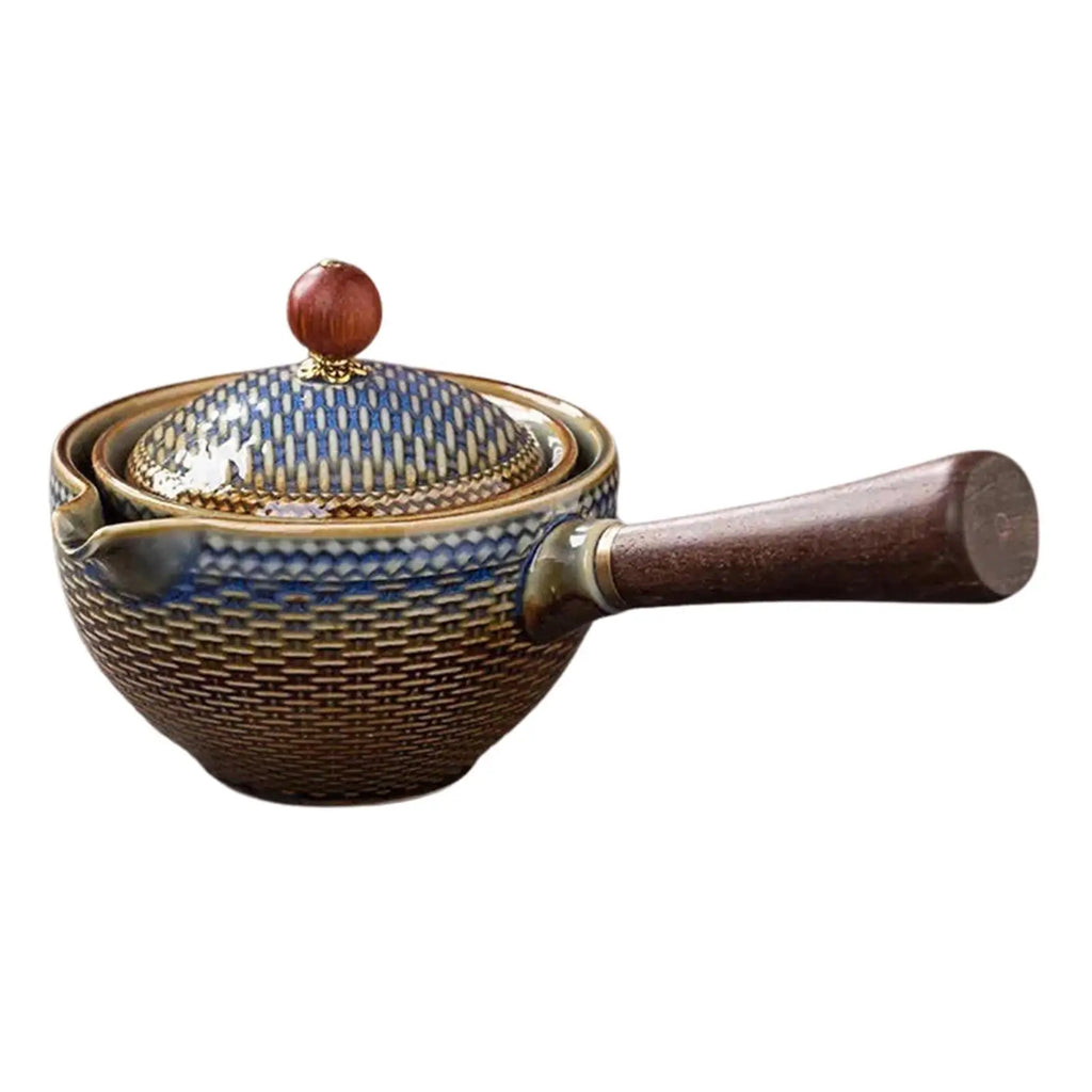 Automatic Rotating Ceramic Teapot - Kung Fu Tea Set