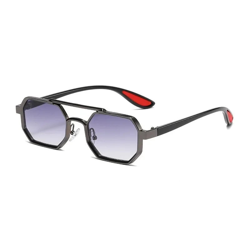 Vintage Square Sunglasses for Men Steampunk Sunglasses Retro Women Punk Style Fashion Glasses Retro Shades Gafas De Sol