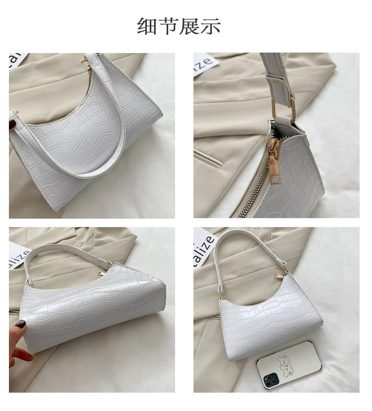 2025 Fashion Women's Bag Retro Casual Women Totes Shoulder Bags Female Leather Solid Color Chain Handbags for Women сумки