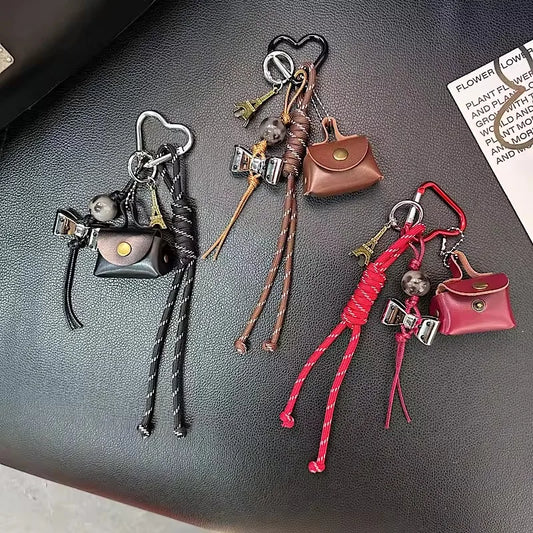 Ins Creative Sweet Cool Style Fashion Bag Hanging Decoration Phone Case Pendant Keychain Decoration Hanging Chain