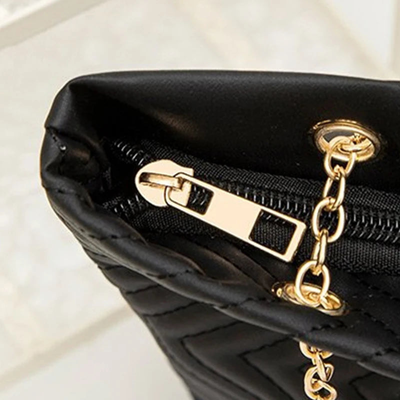 Women's Large Capacity PU Shoulder Tote Bag - Casual Crossbody Handbag