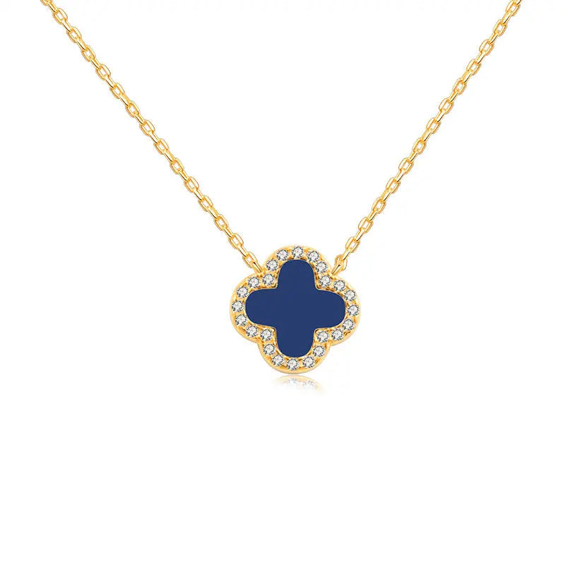 Necklaces, simple and high-end, clover necklaces, earrings, necklace sets, jewelry wholesale