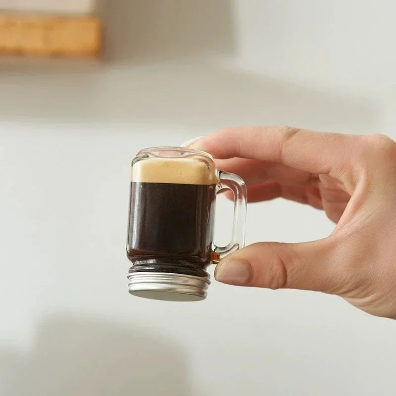35ml Sub Bottle Mini Seal with Lid Coffee Concentrate Essential Oil Aromatherapy Milk Honey Bottle Small Sample Storage Glass