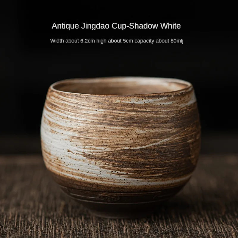 Japanese Handmade Stoneware Tea Cup - Kung Fu Tea Set