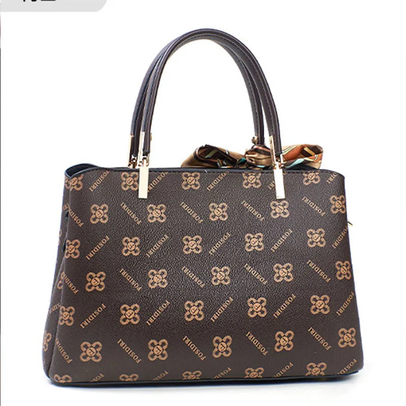New Woman shoulder bag Large capacity Handbag for Women 2025 Crossbody bag pattern PU Portable bucket bag ladies messenger bags
