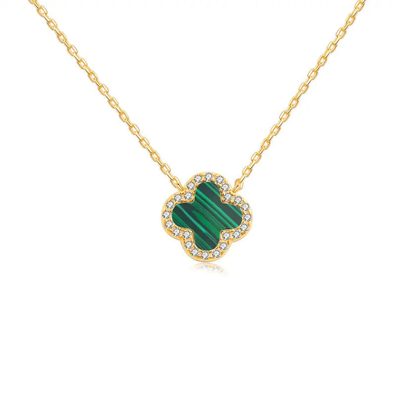 Necklaces, simple and high-end, clover necklaces, earrings, necklace sets, jewelry wholesale