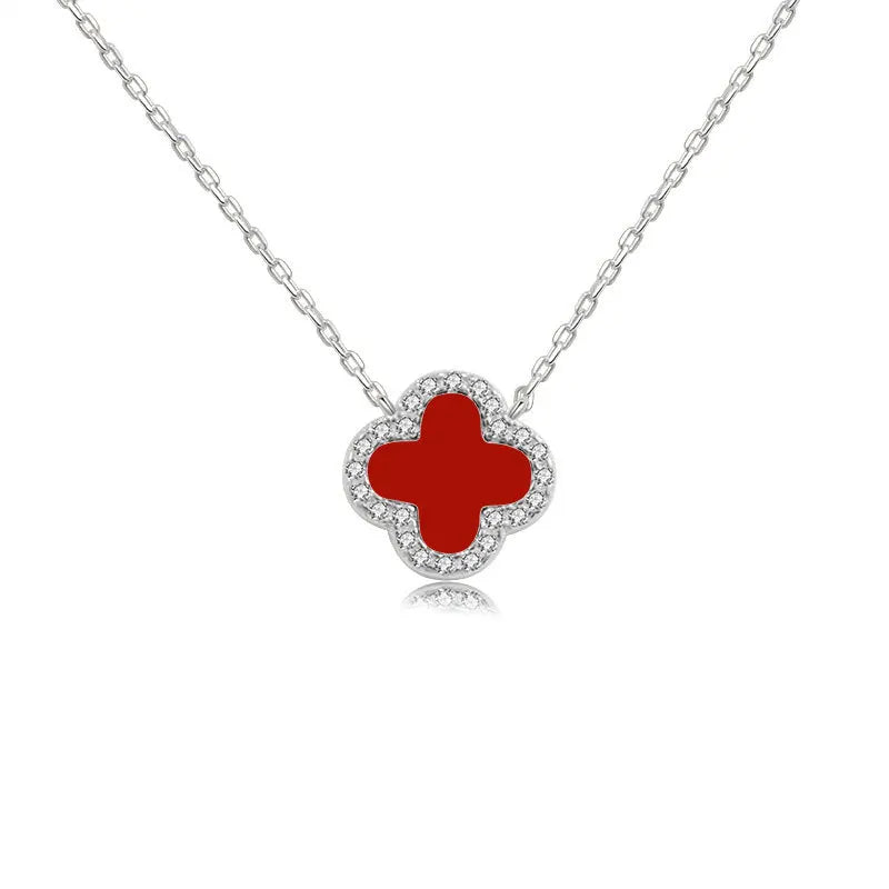 Necklaces, simple and high-end, clover necklaces, earrings, necklace sets, jewelry wholesale