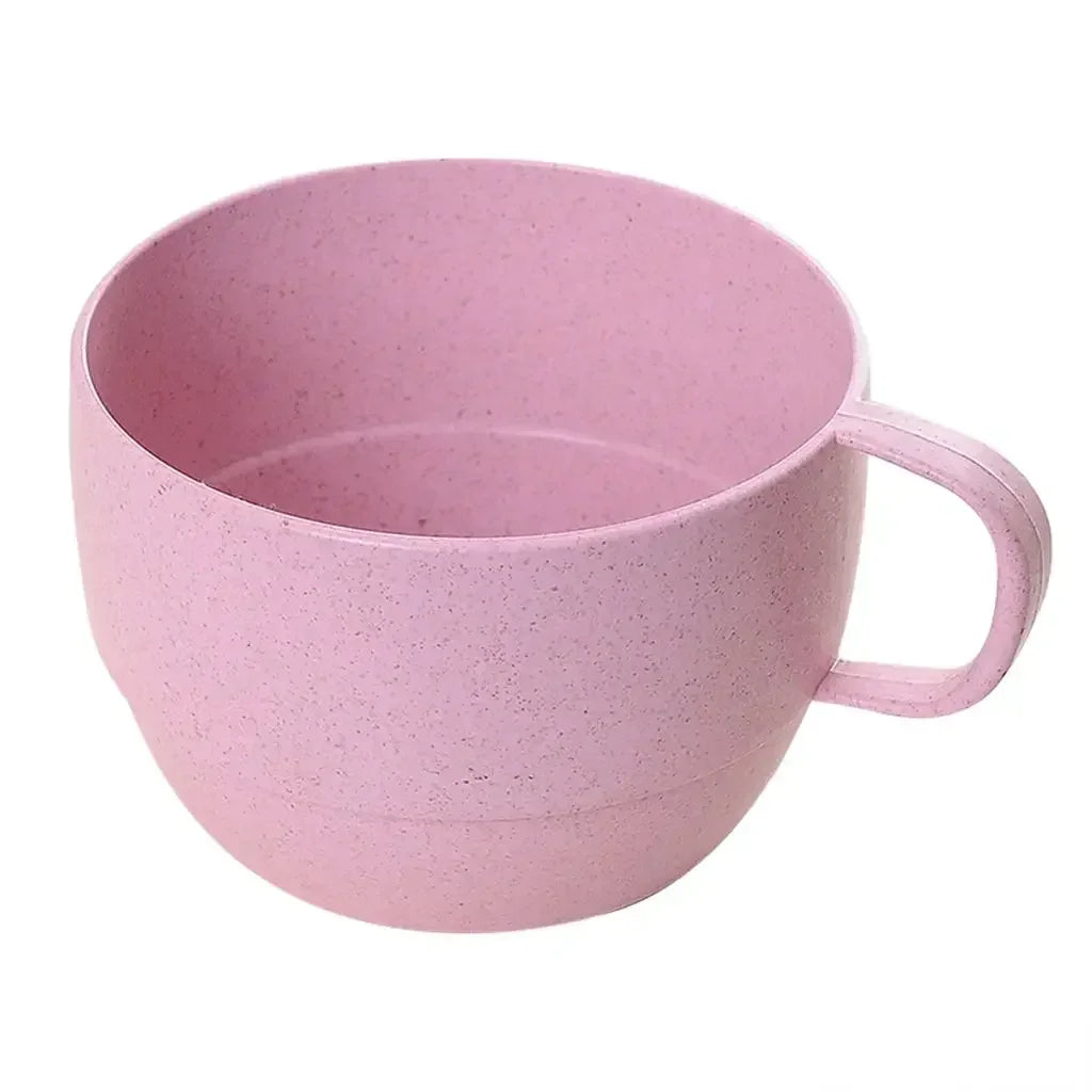 Eco-Friendly Wheat Straw Coffee Mug - European Style