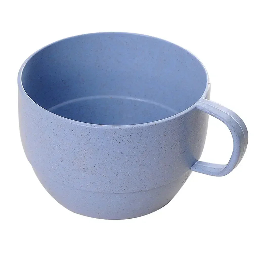 Eco-Friendly Wheat Straw Coffee Mug - European Style