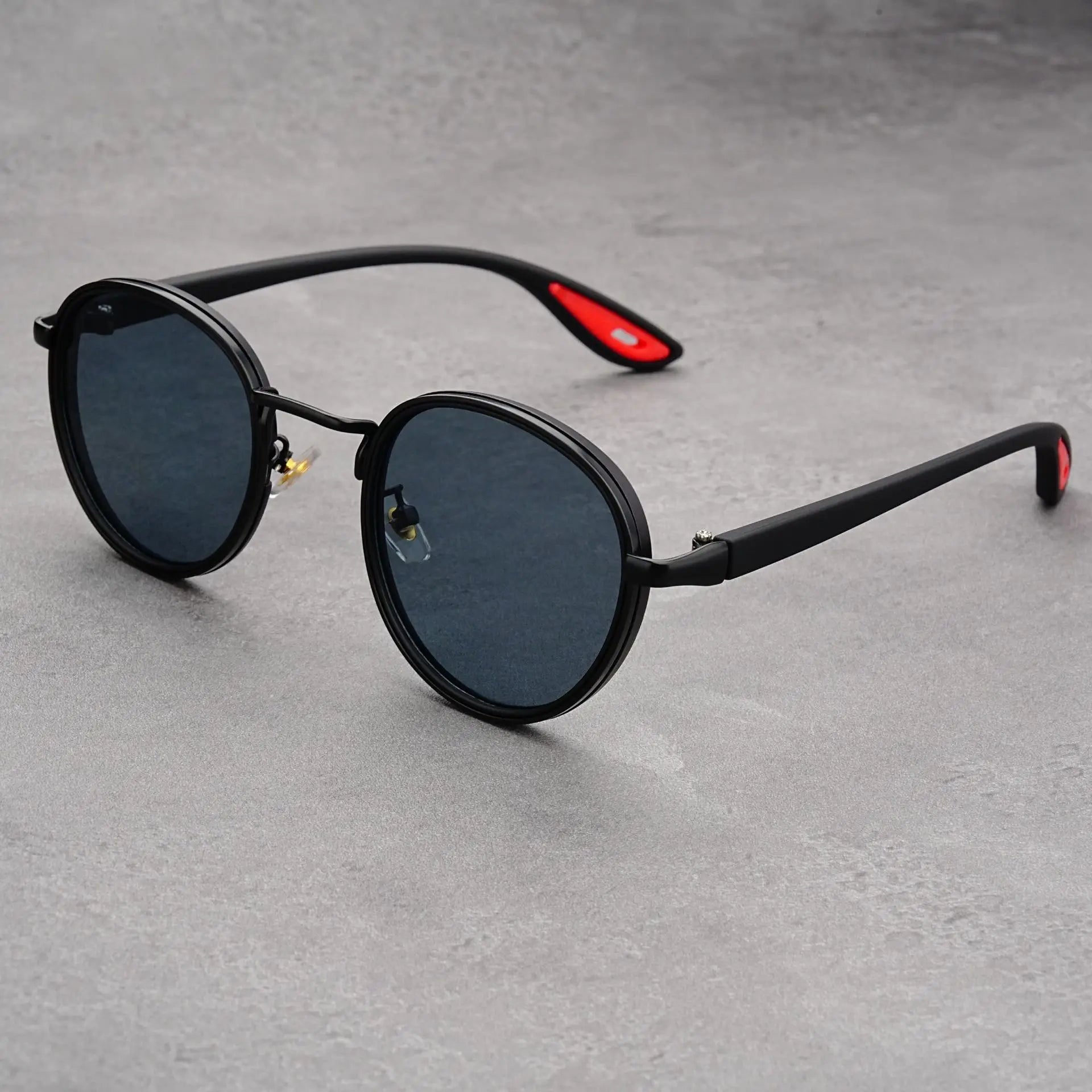 Vintage designer outdoor sunglasses Men Round Fashion Plastic Titanium High Quality Sun Glasses Man UV Protection glasses woman