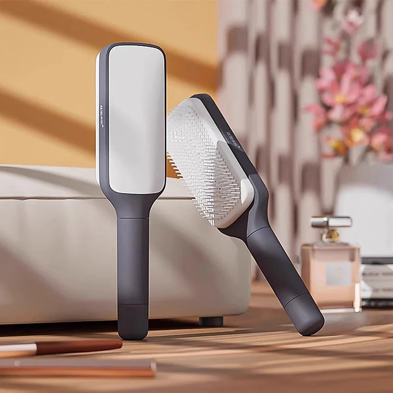 Self-Cleaning Hairbrush - One-Key Cleaning Scalp Massage Comb