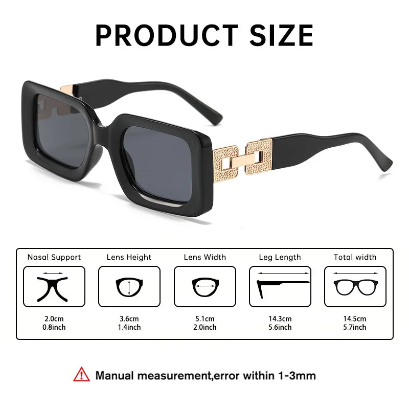 Fashion Cat's Eye Sunglasses Women Vintage Brand Design Square Sun Glasses Men UV400 Female Outdoor Travel Glasses