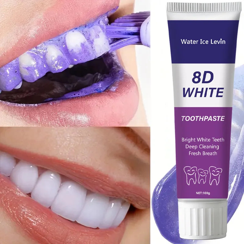 8D Snow Toothpaste - Natural Plant Extracts for Deep Cleaning